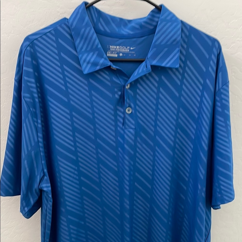 Nike Men's Blue Golf Shirt